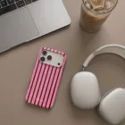 iPhone 18 Pro / 17 Pro Tok - Tech-Protect Lamano MagSafe - Rózsaszín-Piros