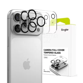   iPhone 18 Pro Kameravédő - Ringke Camera Full Cover - Fekete x 2 db