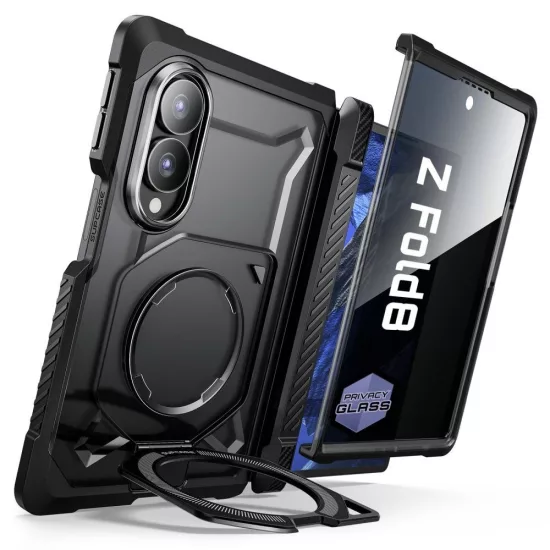 Samsung Galaxy Z Fold 8 Tok - Supcase UB Grip MagSafe Privacy - Fekete