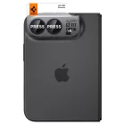 iPhone Duo Lencsevédő - Spigen Optik Pro Glas.tR EZ Fit - Sötétkék x 2 db