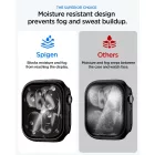 Apple Watch 10 / 11 (42mm) Tok - Spigen Thin Fit 360 - Fekete