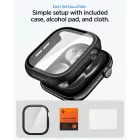 Apple Watch 10 / 11 (42mm) Tok - Spigen Thin Fit 360 - Fekete