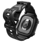 Apple Watch 12 (42mm) Tok és Szíj - Spigen Rugged Armor Pro - Fekete