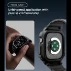 Apple Watch 12 (46mm) Tok és Szíj - Spigen Rugged Armor Pro - Fekete