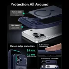 iPhone 18 Pro / 17 Pro Tok - ESR Classic Hybrid MagSafe - Áttetsző-Sötétkék