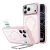 iPhone 18 Pro / 17 Pro Tok - ESR Classic Hybrid Kickstand MagSafe - Áttetsző-Pink