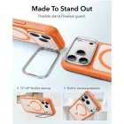 iPhone 18 Pro / 17 Pro Tok - ESR Classic Hybrid Kickstand MagSafe - Áttetsző-Narancs
