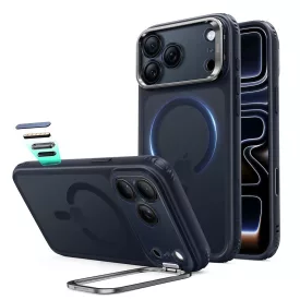   iPhone 18 Pro Max / 17 Pro Max Tok - ESR Classic Hybrid Kickstand MagSafe - Matt Sötétkék