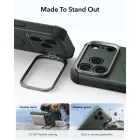 iPhone 18 Pro / 17 Pro Tok - ESR Cyber Tough Kickstand MagSafe - Zöld