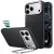 iPhone 18 Pro Max / 17 Pro Max Tok - ESR Leather Kickstand MagSafe - Fekete
