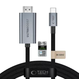   Tech-Protect UltraBoost USB-C - HDMI 2.1 Kábel 8K 60Hz - 300 cm