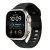 Apple Watch (44/45/46/49mm) Óraszíj - Tech-Protect Silicone Line - Fekete