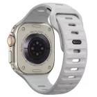 Apple Watch (44/45/46/49mm) Óraszíj - Tech-Protect Silicone Line - Szürke