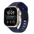 Apple Watch (44/45/46/49mm) Óraszíj - Tech-Protect Silicone Line - Sötétkék