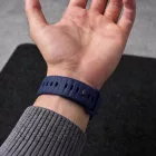 Apple Watch (44/45/46/49mm) Óraszíj - Tech-Protect Silicone Line - Sötétkék