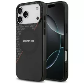   iPhone 18 Pro Max / 17 Pro Max Tok - Mercedes AMG IML Double Layer Rhombs MagSafe - Fekete-Piros