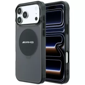   iPhone 18 Pro Max / 17 Pro Max Tok - Mercedes AMG IML Transparent Bicolor Block MagSafe - Fekete