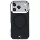 iPhone 18 Pro Max / 17 Pro Max Tok - Mercedes Ring Stand Iconic Logo MagSafe - Fekete