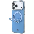 iPhone 18 Pro Max / 17 Pro Max Tok - Mercedes Ring Stand Iconic Logo MagSafe - Kék