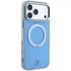 iPhone 18 Pro Max / 17 Pro Max Tok - Mercedes Ring Stand Iconic Logo MagSafe - Kék