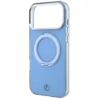 iPhone 18 Pro Max / 17 Pro Max Tok - Mercedes Ring Stand Iconic Logo MagSafe - Kék