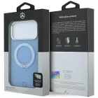 iPhone 18 Pro Max / 17 Pro Max Tok - Mercedes Ring Stand Iconic Logo MagSafe - Kék