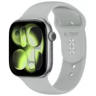 Apple Watch (40/41/42mm) Óraszíj - Tech-Protect Silicone - Szürke