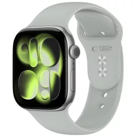   Apple Watch (40/41/42mm) Óraszíj - Tech-Protect Silicone - Szürke