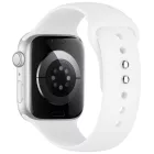 Apple Watch (40/41/42mm) Óraszíj - Tech-Protect Silicone - Fehér
