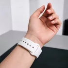 Apple Watch (40/41/42mm) Óraszíj - Tech-Protect Silicone - Fehér