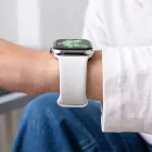 Apple Watch (40/41/42mm) Óraszíj - Tech-Protect Silicone - Fehér