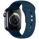 Apple Watch (40/41/42mm) Óraszíj - Tech-Protect Silicone - Sötétkék