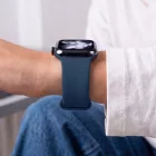 Apple Watch (40/41/42mm) Óraszíj - Tech-Protect Silicone - Sötétkék
