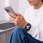Apple Watch (40/41/42mm) Óraszíj - Tech-Protect Silicone - Sötétkék