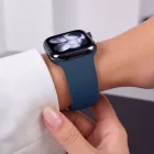 Apple Watch (40/41/42mm) Óraszíj - Tech-Protect Silicone - Sötétkék