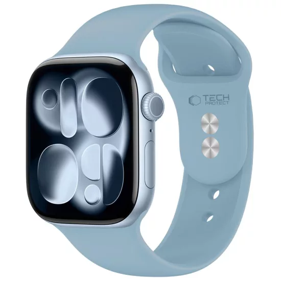 Apple Watch (40/41/42mm) Óraszíj - Tech-Protect Silicone - Kék