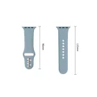 Apple Watch (40/41/42mm) Óraszíj - Tech-Protect Silicone - Kék