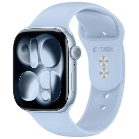   Apple Watch (40/41/42mm) Óraszíj - Tech-Protect Silicone - Világoskék