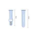Apple Watch (40/41/42mm) Óraszíj - Tech-Protect Silicone - Világoskék