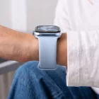Apple Watch (40/41/42mm) Óraszíj - Tech-Protect Silicone - Világoskék