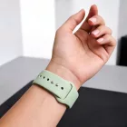 Apple Watch (40/41/42mm) Óraszíj - Tech-Protect Silicone - Világoszöld
