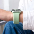 Apple Watch (40/41/42mm) Óraszíj - Tech-Protect Silicone - Világoszöld