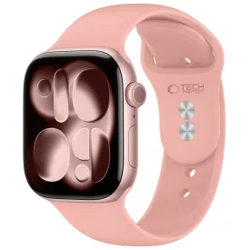   Apple Watch (44/45/46/49mm) Óraszíj - Tech-Protect Silicone - Rózsaszín