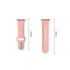 Apple Watch (44/45/46/49mm) Óraszíj - Tech-Protect Silicone - Rózsaszín