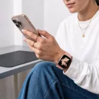 Apple Watch (44/45/46/49mm) Óraszíj - Tech-Protect Silicone - Rózsaszín