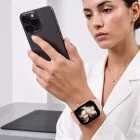 Apple Watch (44/45/46/49mm) Óraszíj - Tech-Protect Silicone - Rózsaszín