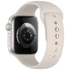 Apple Watch (44/45/46/49mm) Óraszíj - Tech-Protect Silicone - Bézs
