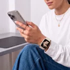 Apple Watch (44/45/46/49mm) Óraszíj - Tech-Protect Silicone - Bézs