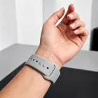 Apple Watch (44/45/46/49mm) Óraszíj - Tech-Protect Silicone - Szürke