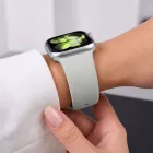 Apple Watch (44/45/46/49mm) Óraszíj - Tech-Protect Silicone - Szürke